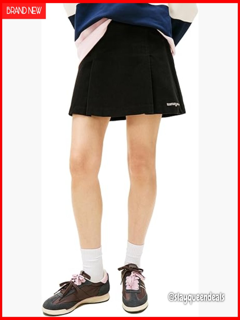 Pleated Mini Skirt High Rise 100% Cotton Work Casual Wear